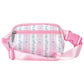 Floral Stripes Belt Bag