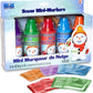 Snow Markers Mini Five Colors Set with Ten Color Packets - Wishbone