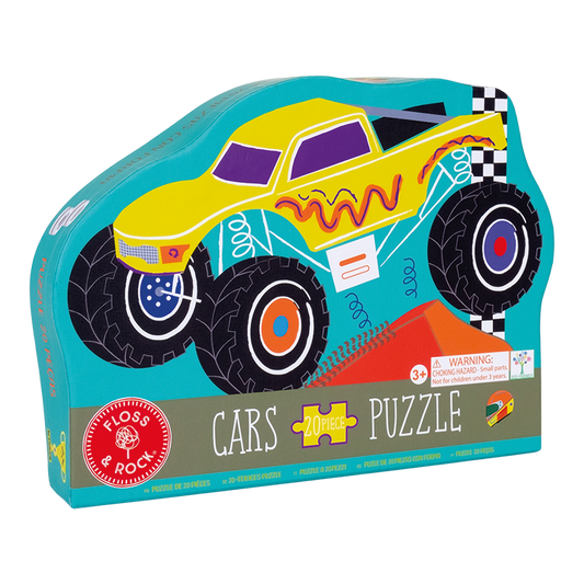 Cars 20pc "Monster Truck" Shaped Jigsaw with Shaped Box