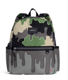 Nylon Puffer Kane Backpack- Camo Drip - State Bags