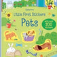 Little First Stickers Pets - Usborne