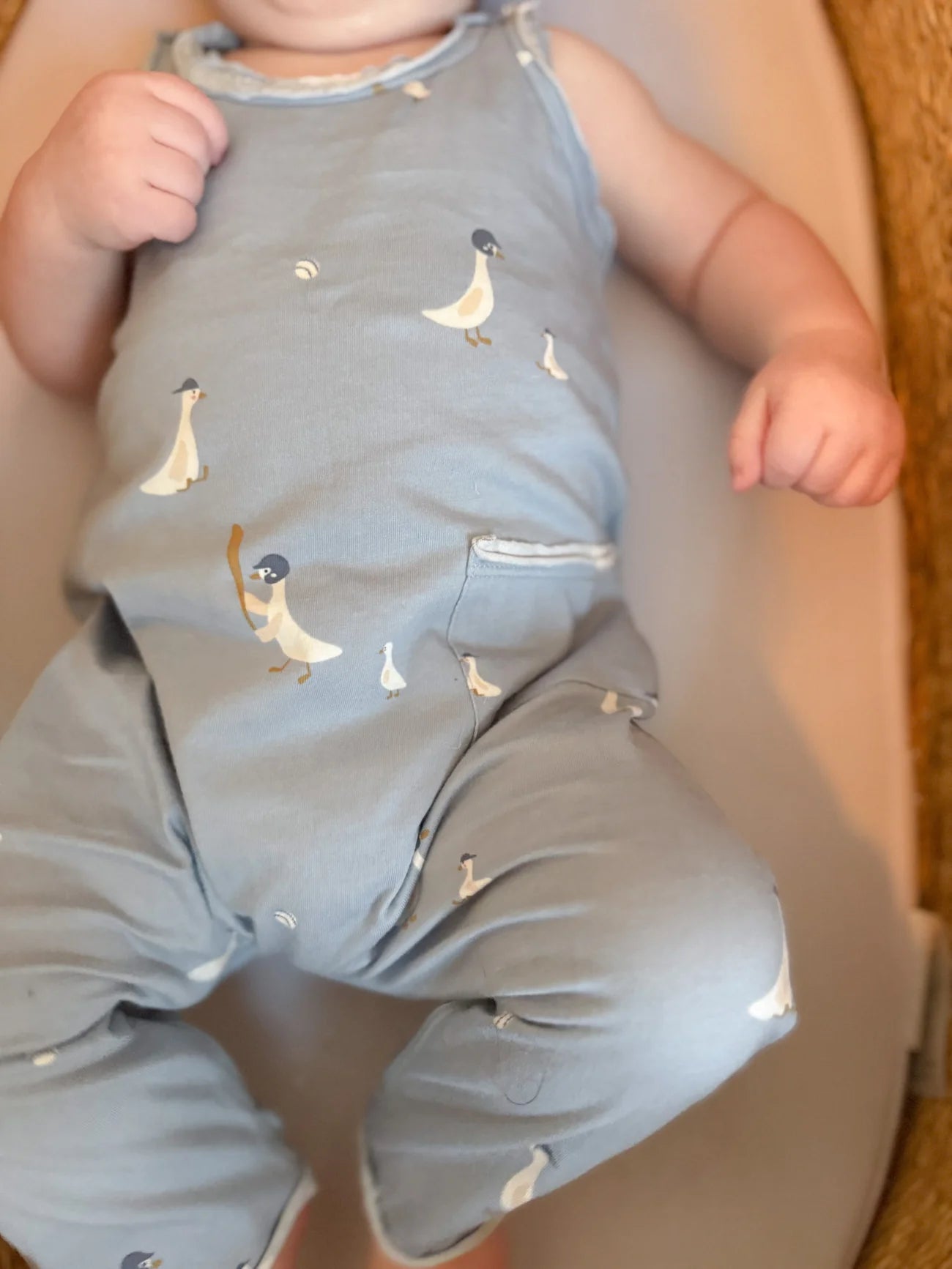 Tank Romper - Baseball Goose - gunamuna
