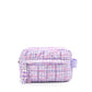 Quilted Scrunchies Gingham Bow Printed Pouch