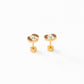 Dog Stud Earrings - Hypoallergenic, Flat Back, Girl Gift: Pair