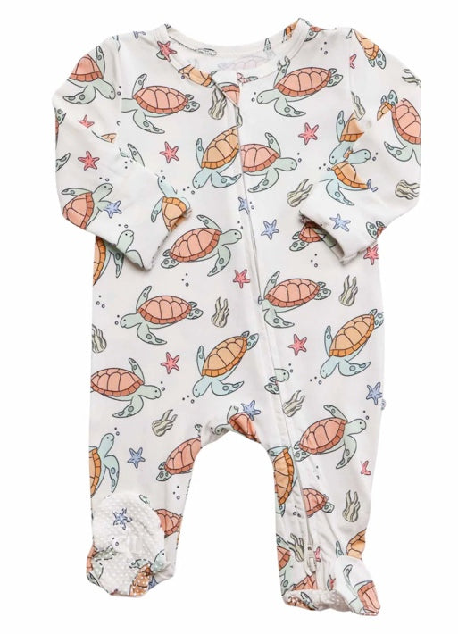 Zipper Footie | Turtley Rad
