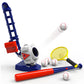 2 in 1 Baseball & Tennis Pitching Machine Active Training Toys Set