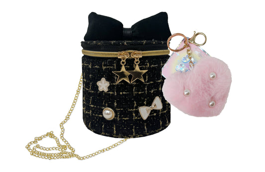Tiny Mini Fashion Bag with Keychain, Good Day