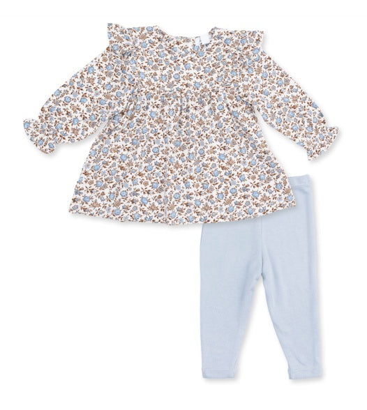 Ruffle Tunic with Legging- Hazel Floral