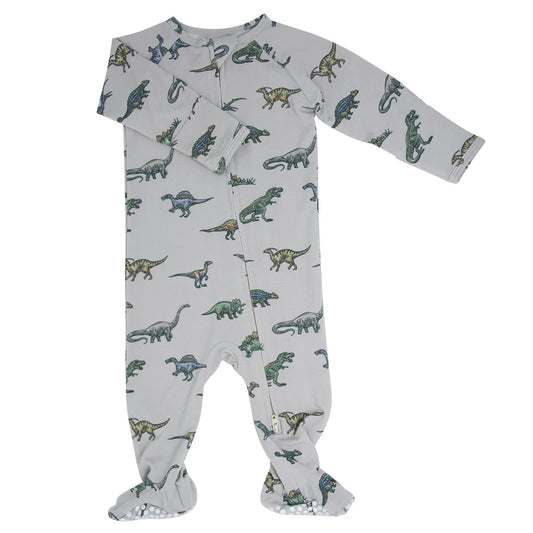 Legendary Zipper Footie - Sweet Bamboo