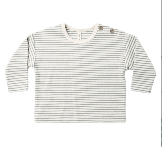 Long Sleeve Tee Laurel Microstripe