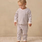 Cozy Set Slate Stripe