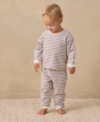 Cozy Set Slate Stripe