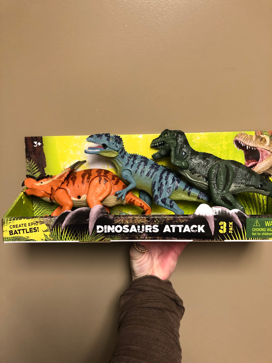 Dinosaur Attack 3 Pack