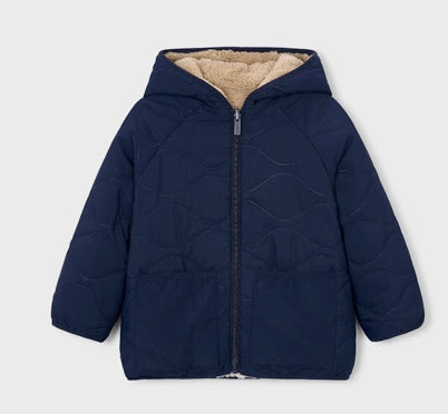 Boy Reversible Sherpa Puffer Jacket - Mayoral
