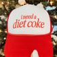 I Need a Diet Coke Trucker Hat - Red & White