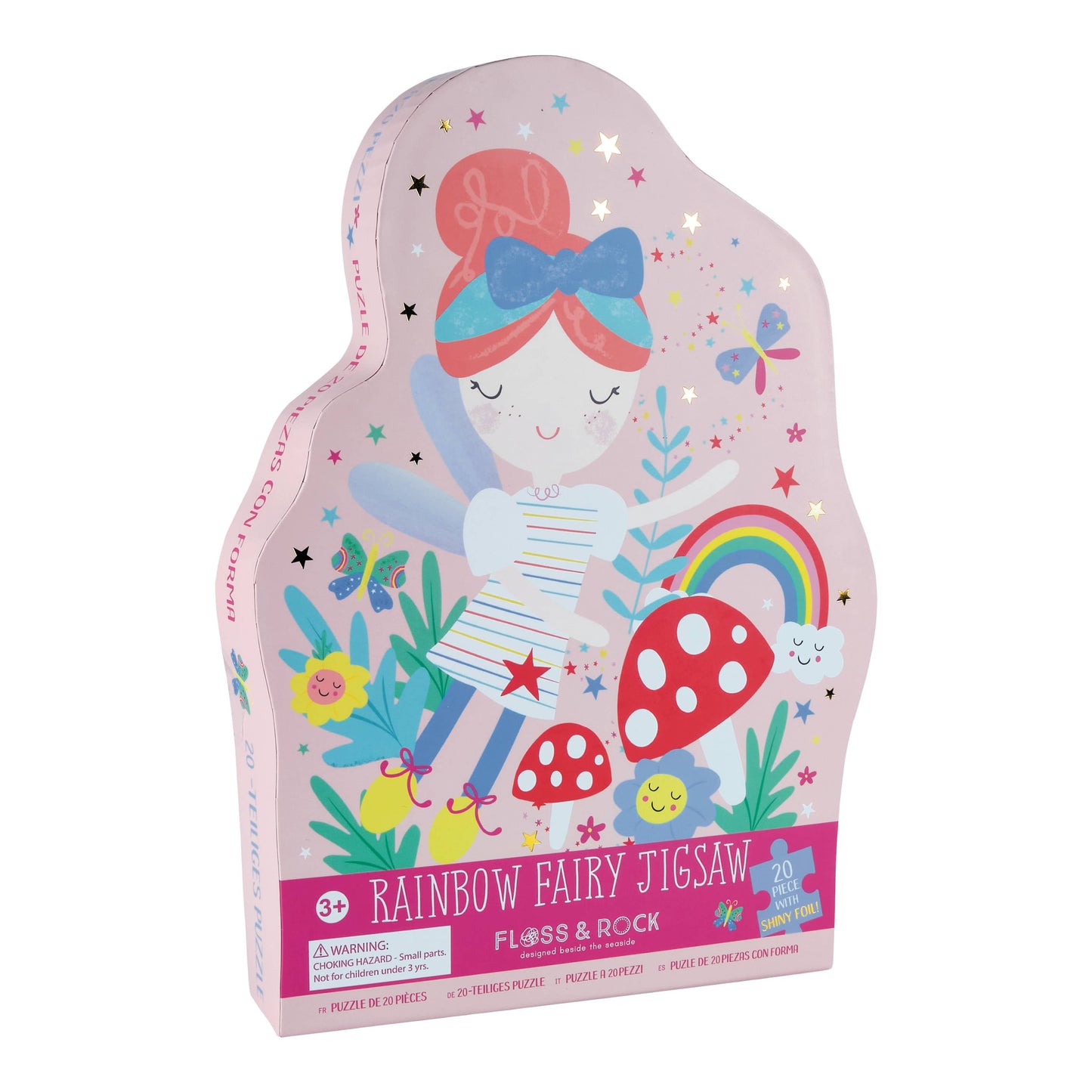 20pc Jigsaw in Shaped Box - Rainbow Fairy