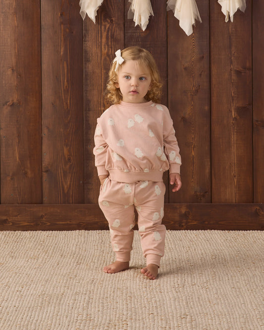 Relaxed Fleece Sweatshirt Sweet Ghost