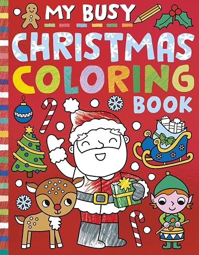 My Busy Christmas Coloring Book