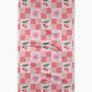 Floral and Cherries Tea Towel