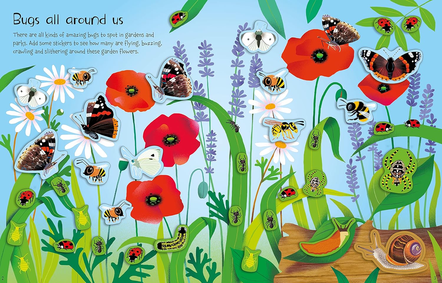 First Sticker Book Bugs Paperback – Sticker Book - Usborne
