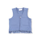 Country Blue  Western Fringe Vest