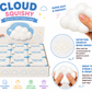 Plain White Cloud Crunchy Squishy