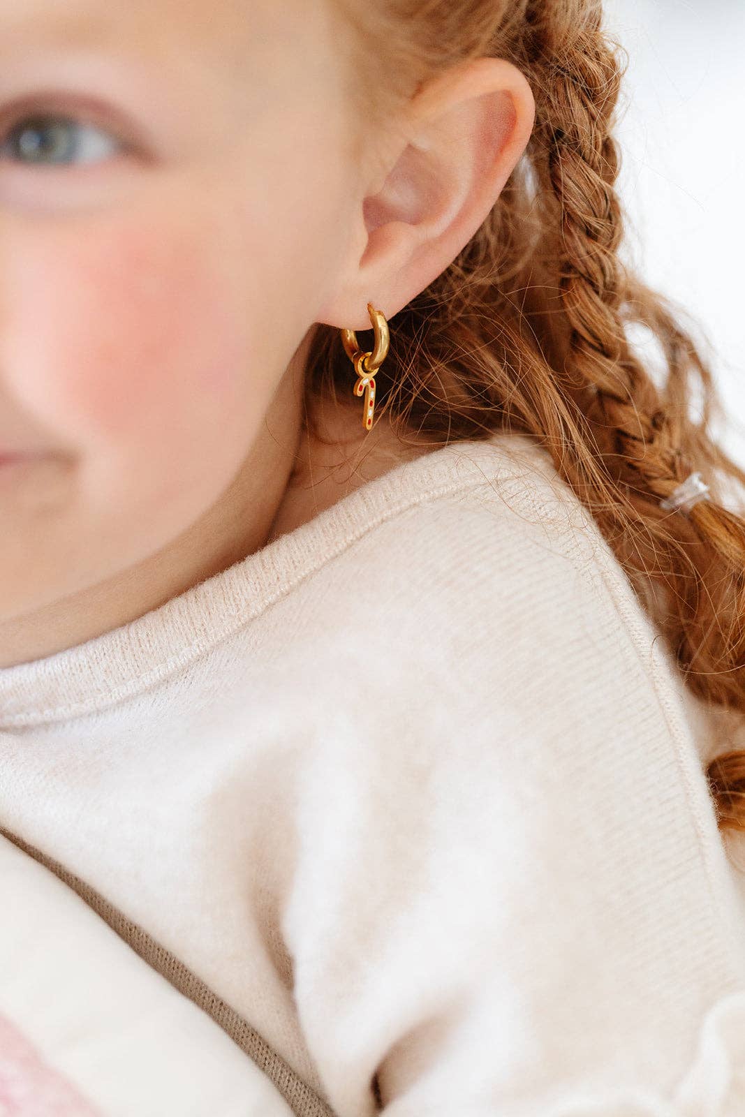 Candy Cane Charm: Pair