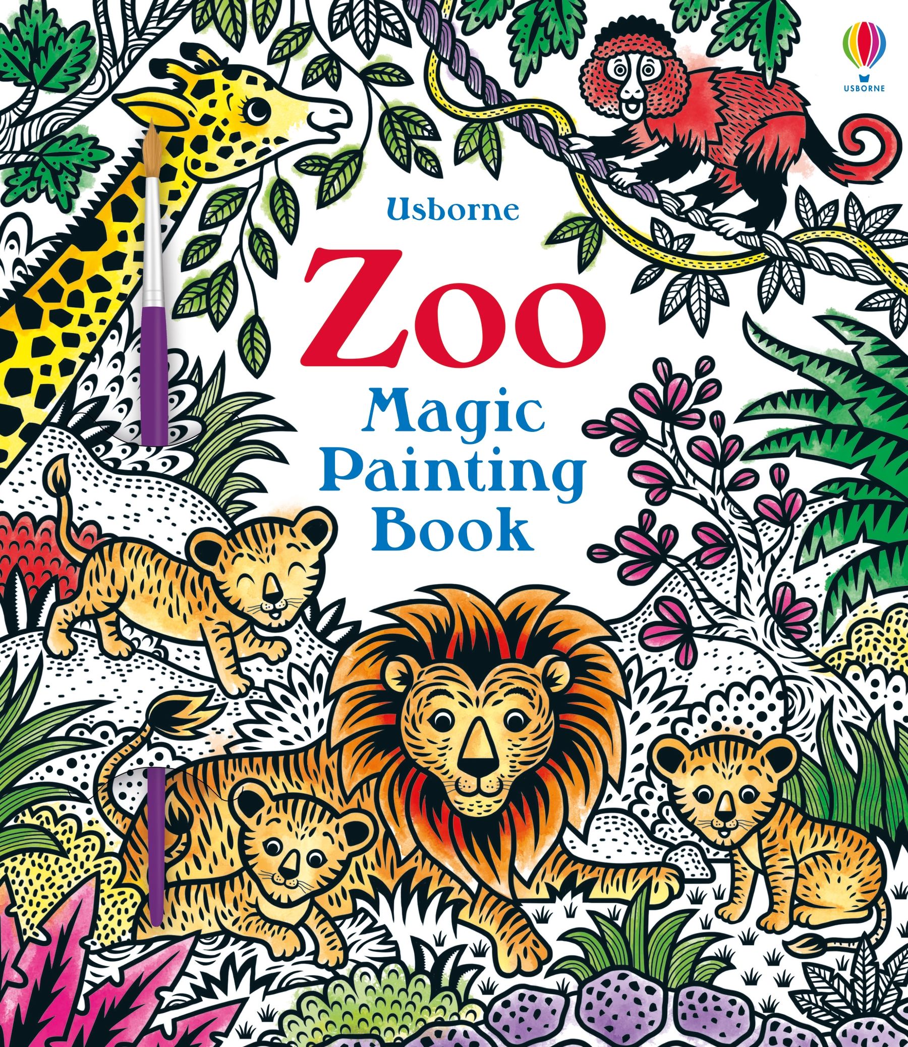 Magic Painting Book- Zoo - Usborne