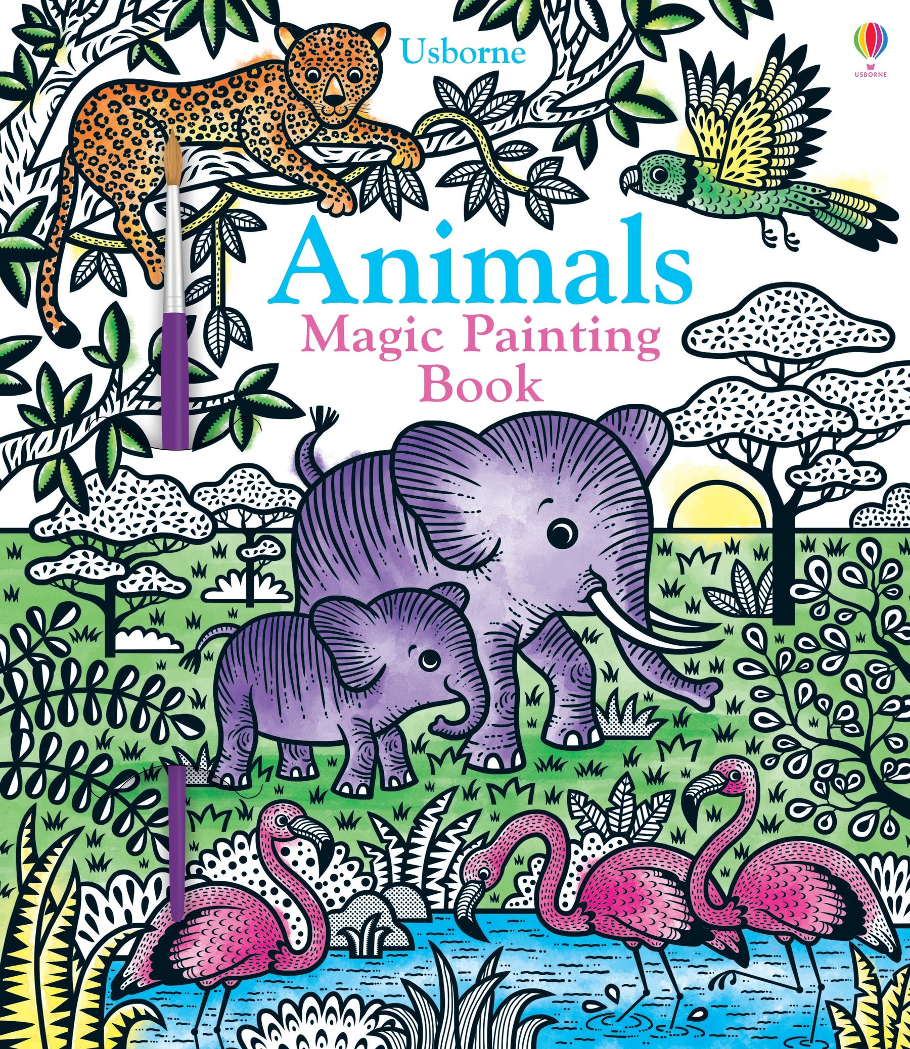 Animals Magic Painting Book - Usborne