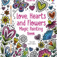 Love, Hearts and Flowers Magic Painting Book - Usborne