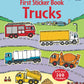 First Sticker Book Trucks - Usborne