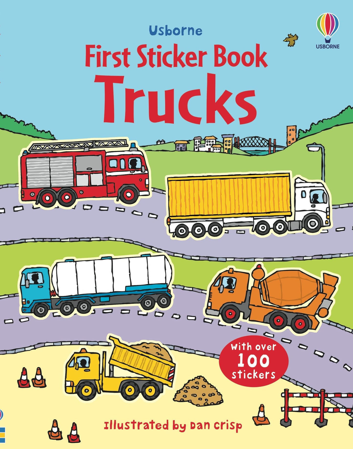First Sticker Book Trucks - Usborne
