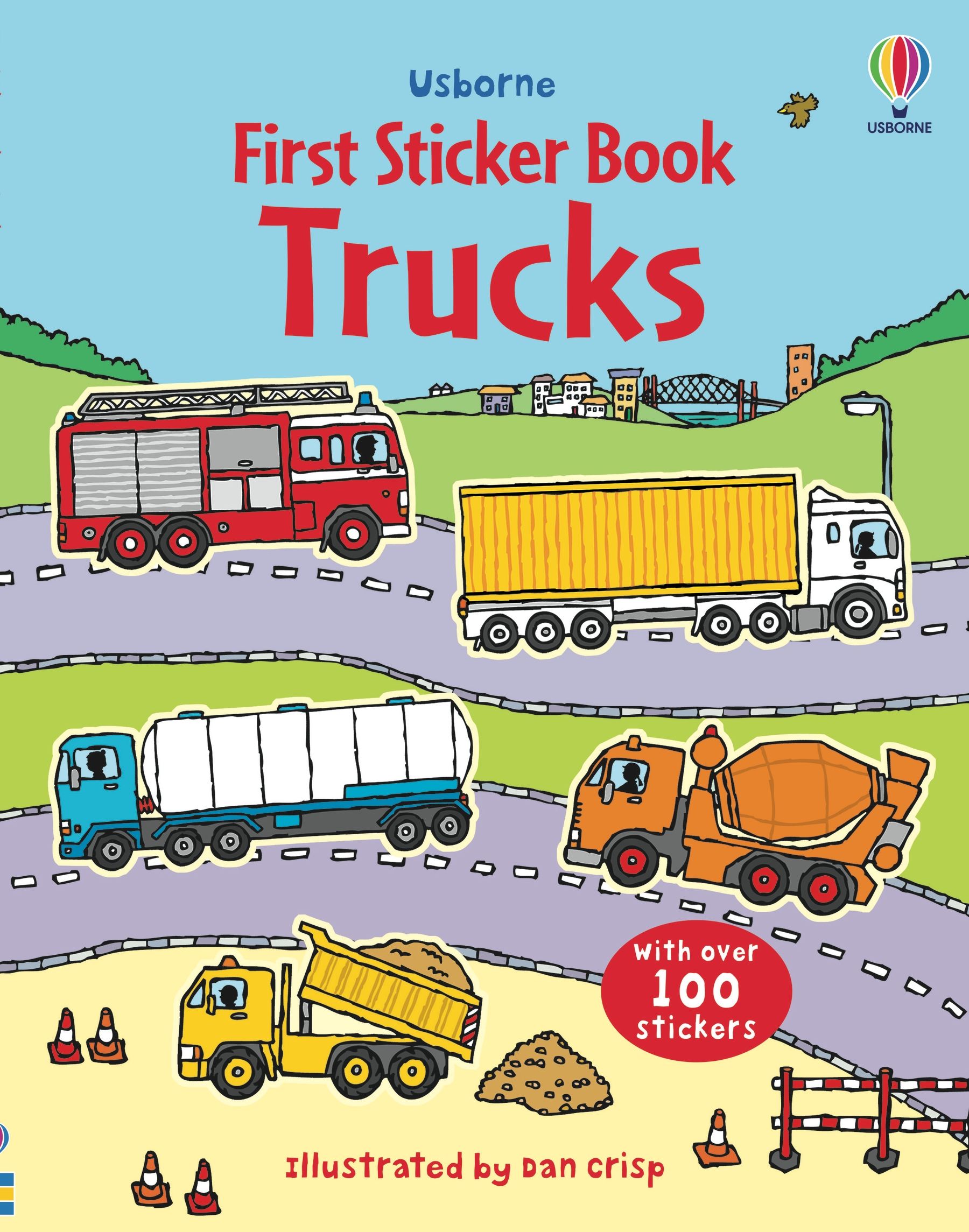 First Sticker Book Trucks - Usborne