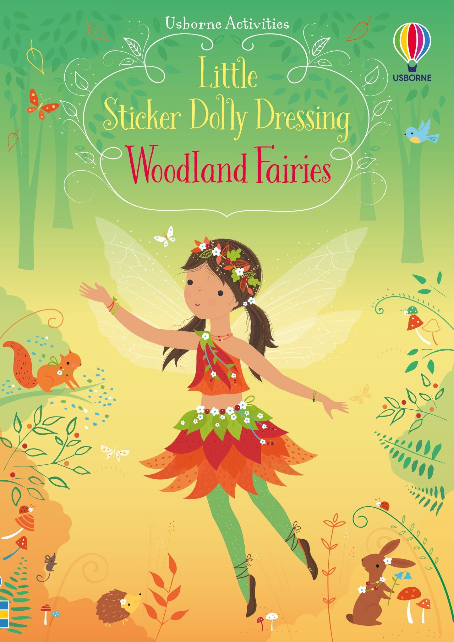 Little Sticker Dolly Dressing Woodland Fairies - Usborne