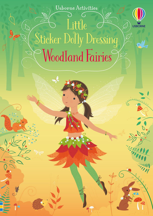 Little Sticker Dolly Dressing Woodland Fairies - Usborne