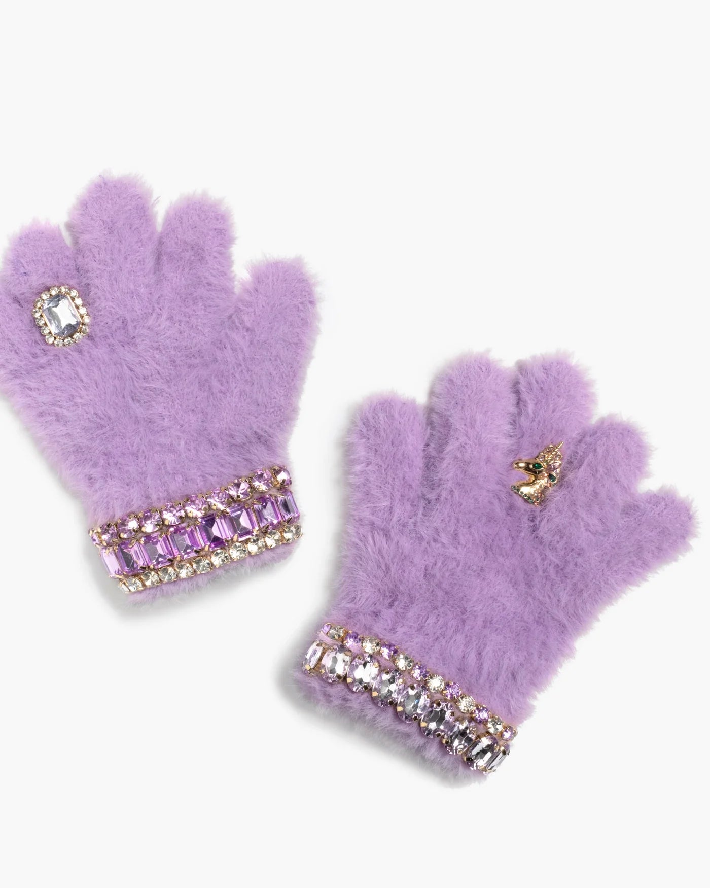 Lavender Dreams Jeweled Gloves