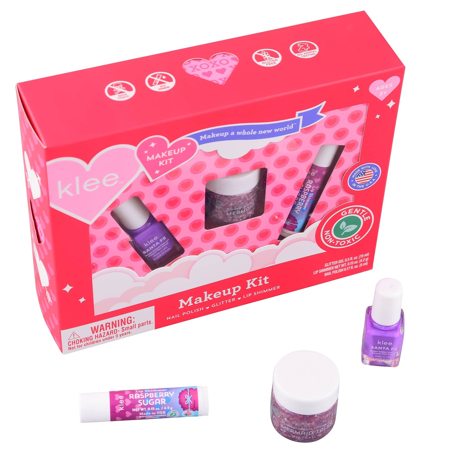Cupid's Hugs - Valentine's Day Makeup Set: Sweetheart Smooches