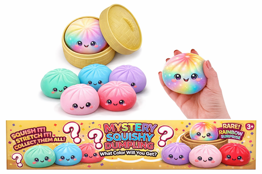 4" Mystery Squishy Dumpling - Assorted Colors - Handee Products (HPC)