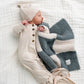 Chenille Blanket - Ocean Check - Mini/Lovey - Lou Lou & Co