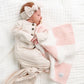 Chenille Blanket - Blush Check - Mini/Lovey