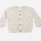 Bubble Knit Cardigan Natural Confetti