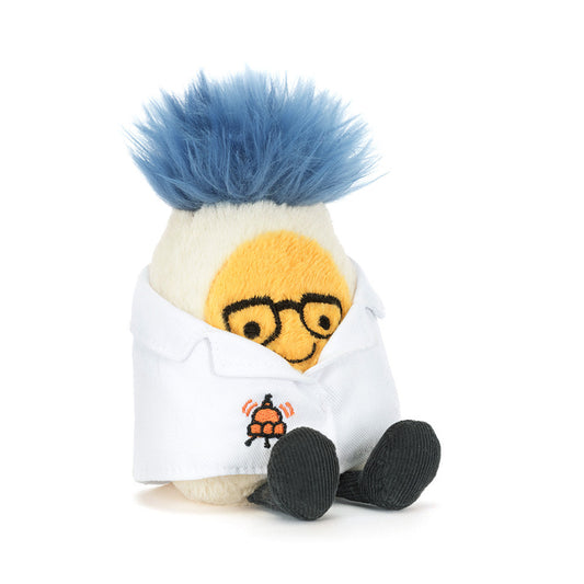 Amuseables Boiled Egg Scientist Outfit - JellyCat