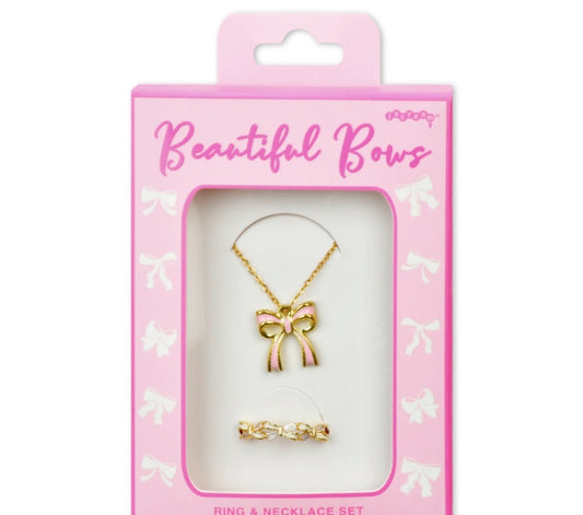 Beautiful Bows ring and bracelet set - Baby Sweet Pea's Boutique