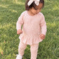 Fleece Two Piece Ruffled Sweatsuit - Grace