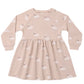 RAGLAN DRESS SWANS