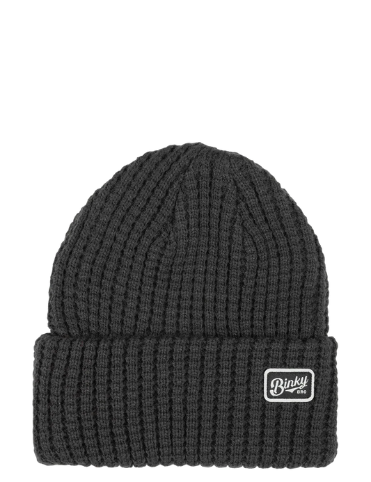Kids Beanie Waffle- Charcoal