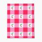 Sweet Cherry Gingham Butter Blanket