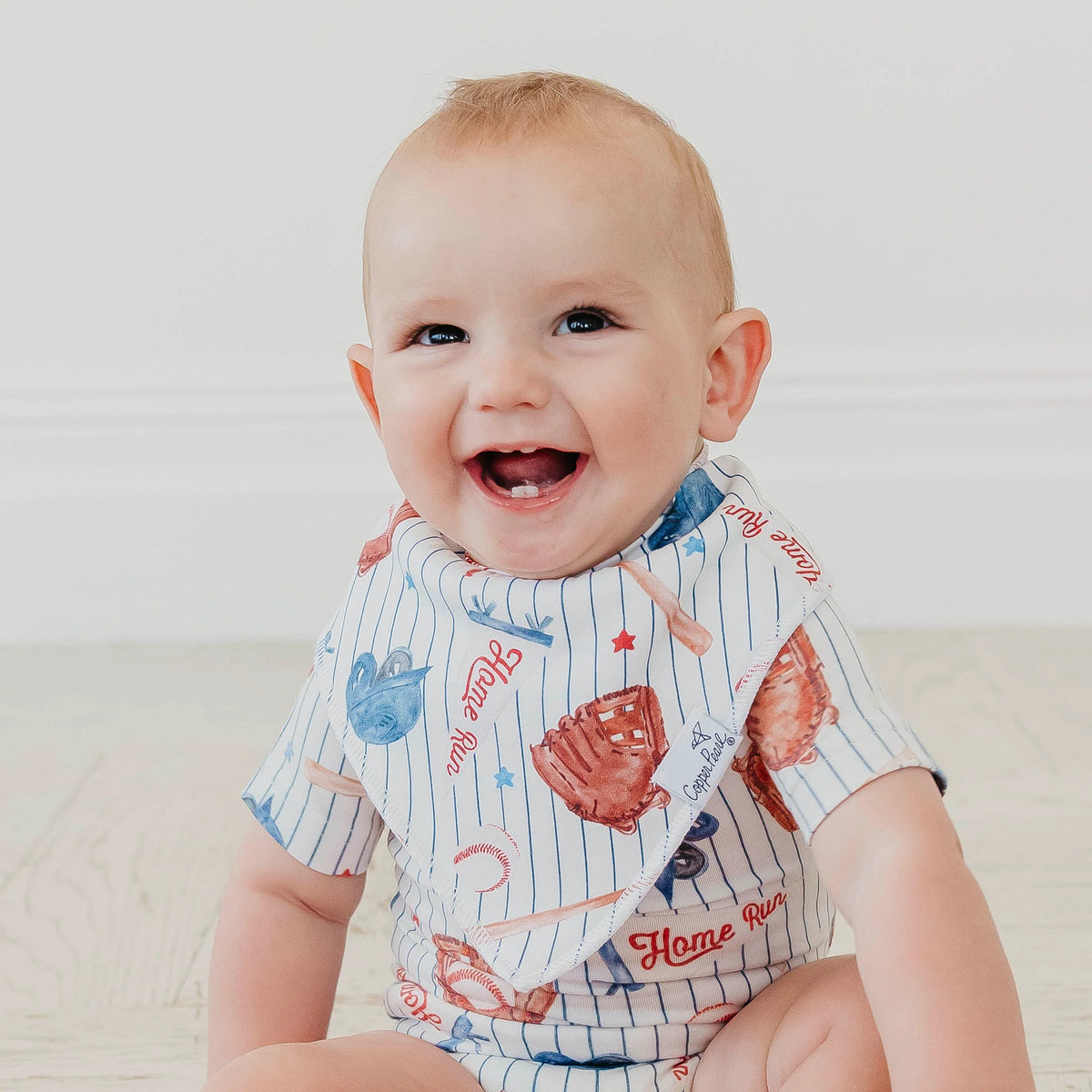 All Star Baby Bandana Bibs - Copper Pearl