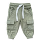 Boy's Cargo Pants Olive