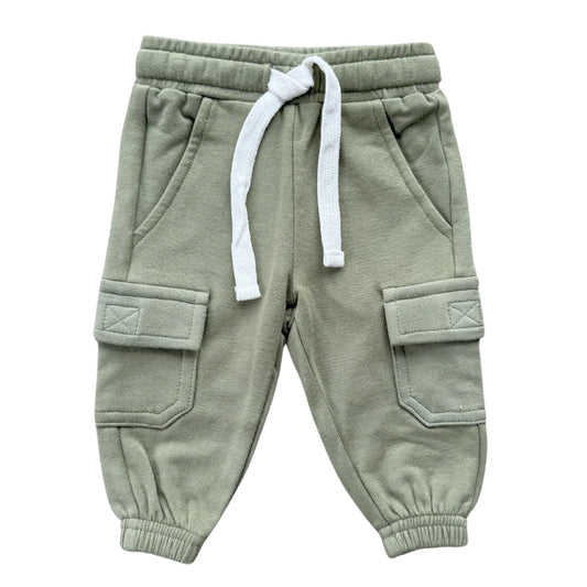 Boy's Cargo Pants Olive